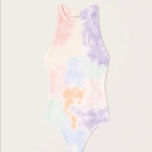 NWT Abercrombie Tie-Dye Bodysuit Size M